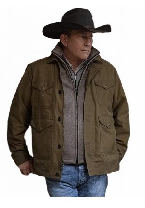 Kevin Costner Yellowstone Series John Dutton Jacket